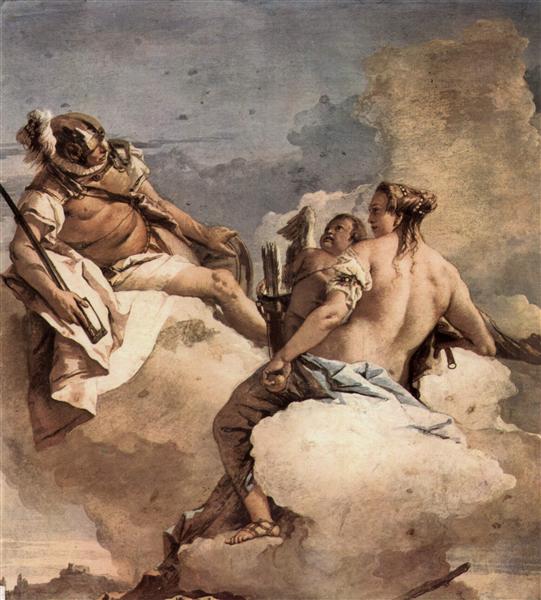 Mars, Venus and Cupid, 1757 - Джованні Доменіко Тьєполо