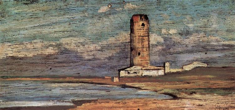 The Tower of Magnale, 1885 - 1890 - Giovanni Fattori