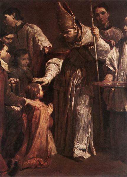 The Seven Sacraments - Confirmation, 1712 - Джузеппе Мария Креспи