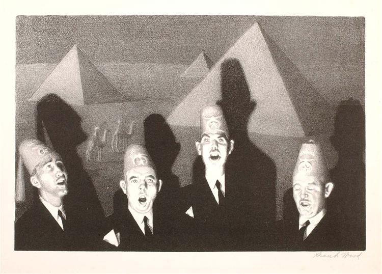 Shrine Quartet, 1939 - Грант Вуд