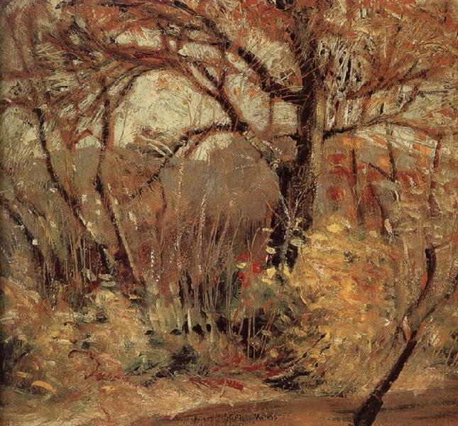 The Landscape of Autumn, 1919 - Grant Wood