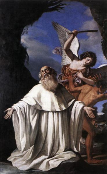 St Romuald, 1641 - Giovanni Francesco Barbieri