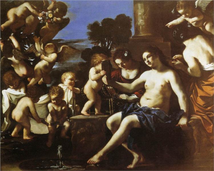 The Toilet of Venus, 1623 - Гверчино