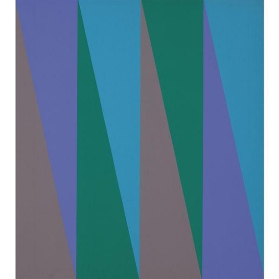 Structure triangulaire gris-brun, 1972 - Guido Molinari