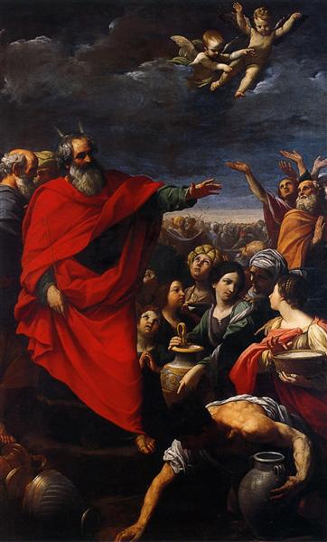 The Gathering of the Manna, 1621 - Гвідо Рені
