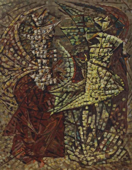Dos personajes, 1945 - Gunther Gerzso