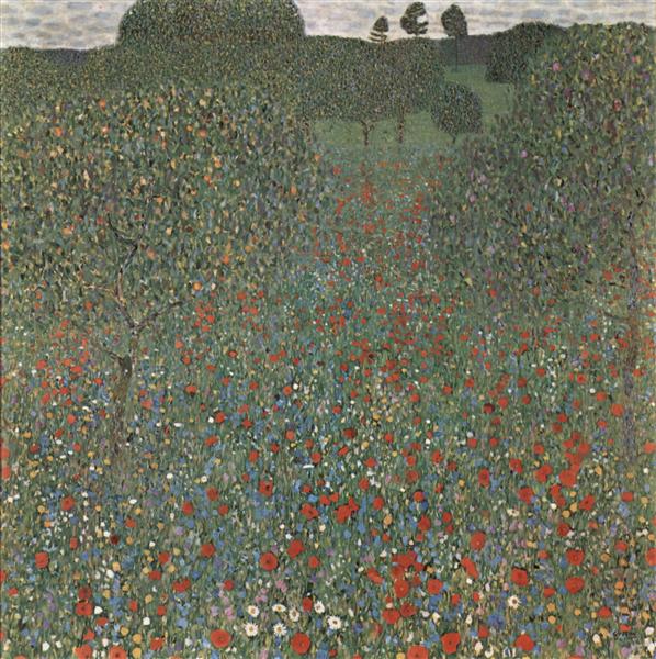 Poppy Field, 1907 - Густав Климт