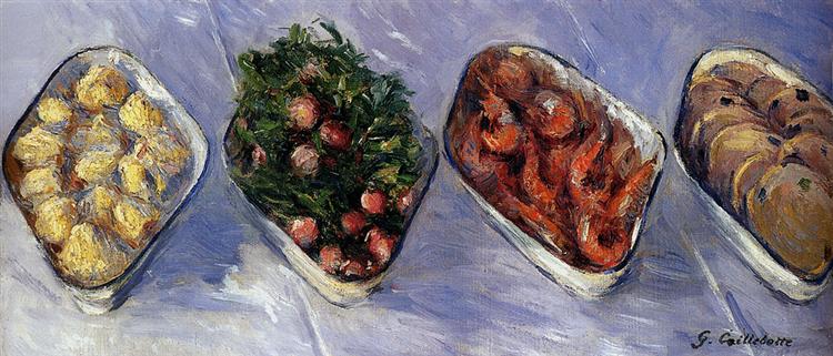 Hors d'Oeuvre, c.1881 - c.1882 - Gustave Caillebotte