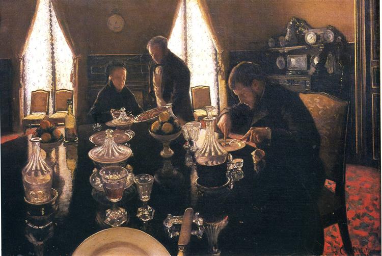 Luncheon, 1876 - 古斯塔夫·卡耶博特