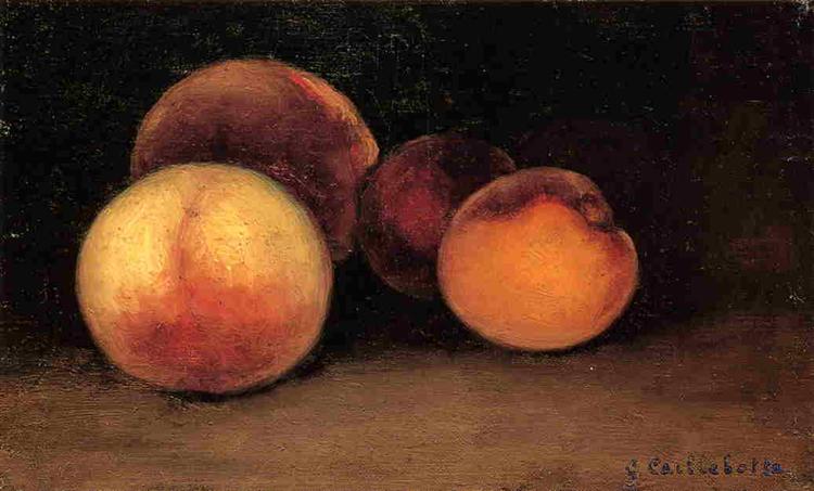 Peaches, Nectarines and Apricots, c.1871 - c.1878 - Gustave Caillebotte