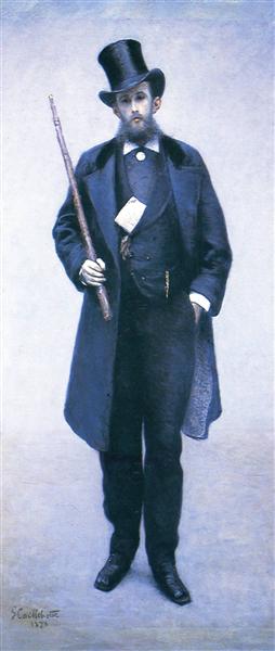 Portrait of Paul Hugot, 1878 - Гюстав Кайботт