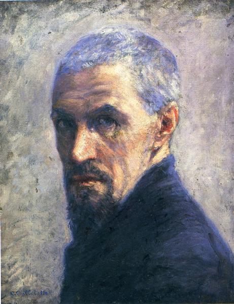 Self-Portrait, c.1892 - 古斯塔夫·卡耶博特