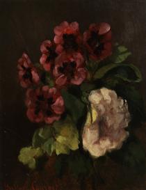 Bouquet of flowers - Gustave Courbet