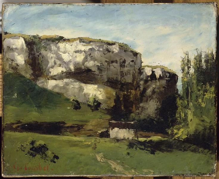 Landscape of Franche Comté - Gustave Courbet