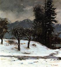 Snow - Gustave Courbet