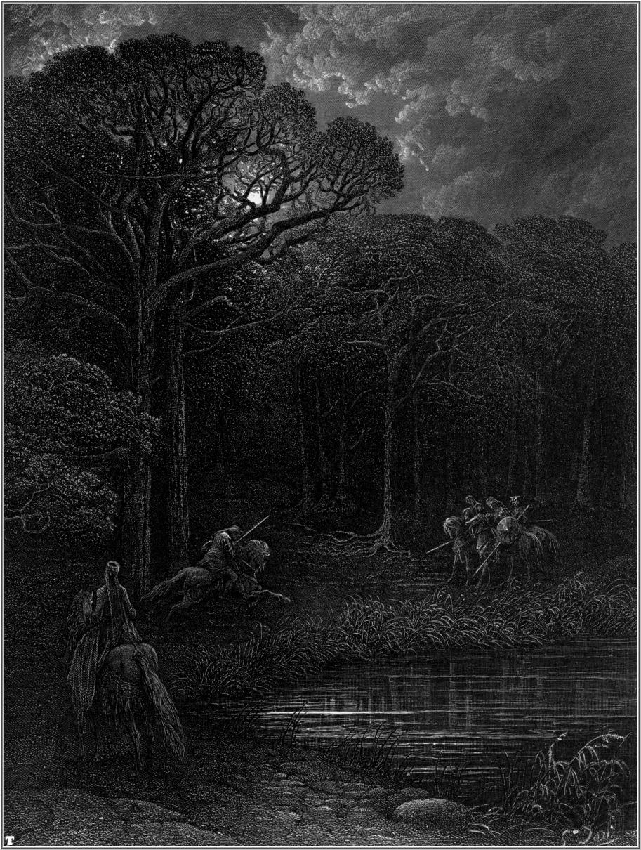 Idylls of the King - Gustave Dore - WikiArt.org - encyclopedia of ...