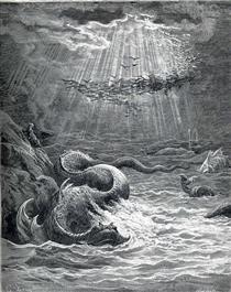 The Creation of Fish and Birds - Gustave Dore