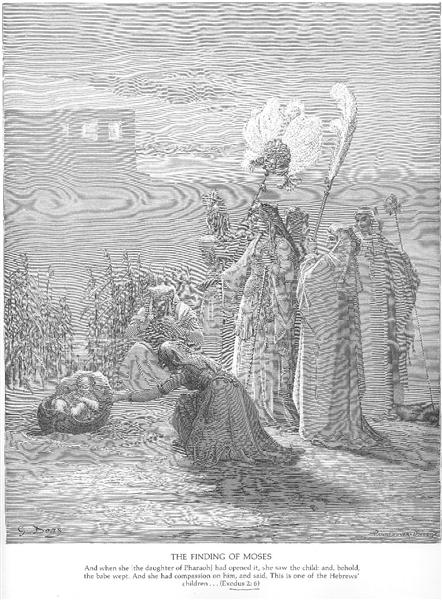 O Encontro de Moisés - Gustave Doré