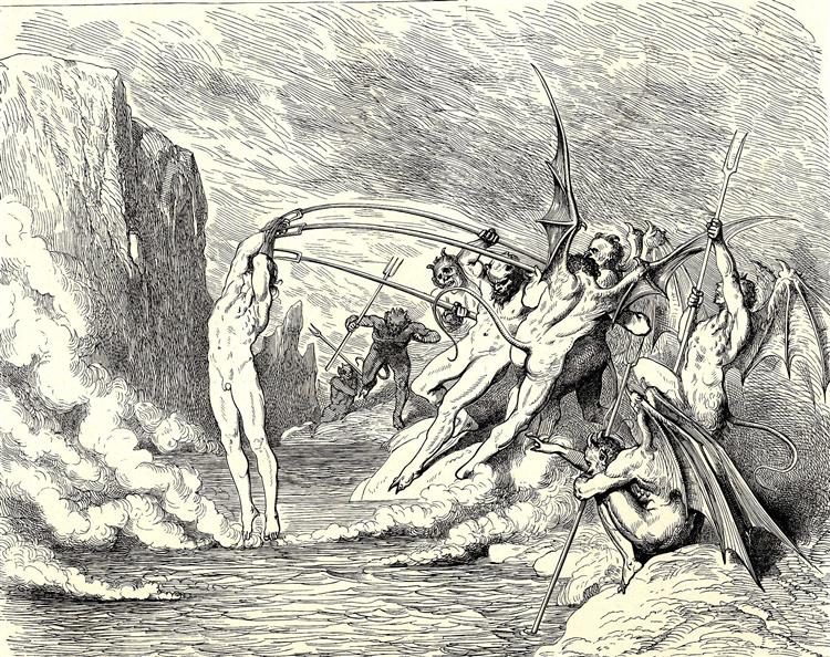 Inferno, Canto XXI - Gustave Doré