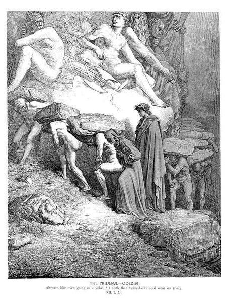 Os Orgulhosos - Oderisi - Gustave Doré