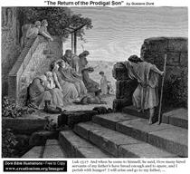 O Retorno do Filho Pródigo - Gustave Doré