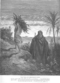 O Teste da Fé de Abraão - Gustave Doré