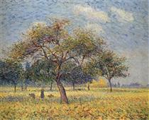 Apple Trees in October - Gustave Loiseau