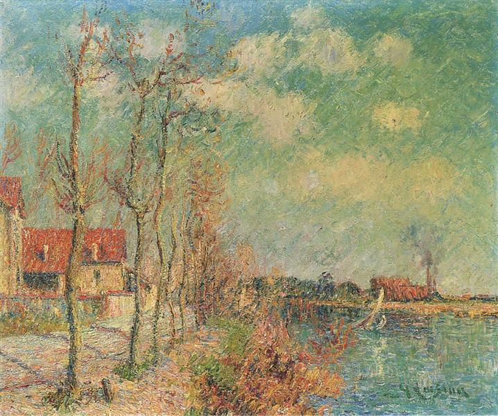 By the Oise River - Gustave Loiseau