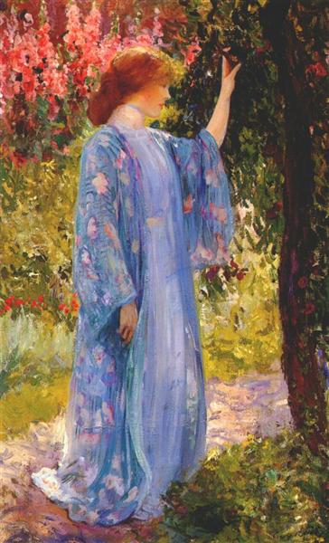 The Blue Kimono, c.1910 - Guy Rose