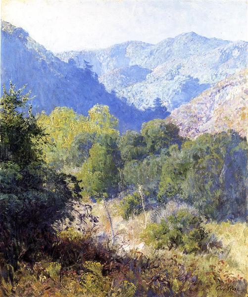 View in the San Gabriel Mountains - Guy Rose