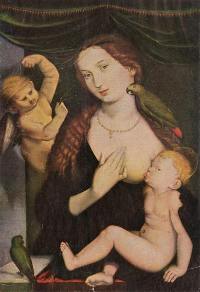 Madonna with the Parrots, 1533 - Hans Baldung