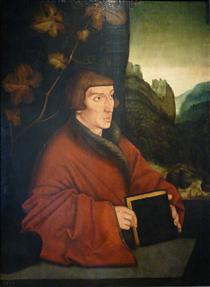 Портрет каноника Амброзиуса Фольмара Келлера - Ханс Бальдунг