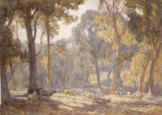 Midsummer morning, 1908 - Hans Heysen
