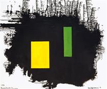 To J.F.K. - A Thousand Roots Did Die With Thee - Hans Hofmann