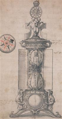 Design for Anthony Denny's Clocksalt - Hans Holbein the Younger