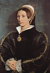 Portrait of Catarina Howard - Hans Holbein, o Jovem