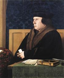 Portrait of Thomas Cromwell - Hans Holbein, o Jovem
