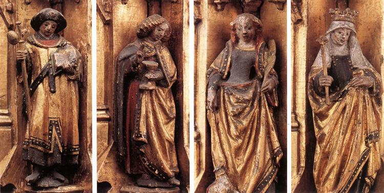 St. Ursula Shrine: Figures, 1489 - 漢斯·梅姆林
