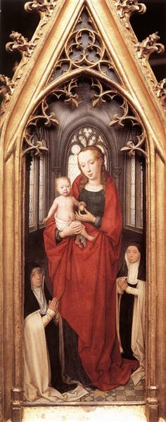St. Ursula Shrine: Virgin and Child, 1489 - 漢斯·梅姆林