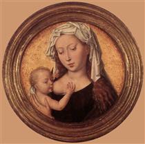 Богородица, кормящая младенца - Ганс Мемлинг