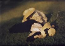 Miss Mary and Edeltrude Lying in the Grass - Heinrich Kuhn