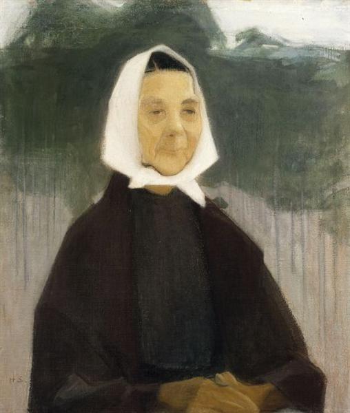 Old Woman, 1907 - 海莱内·谢尔夫贝克