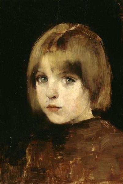Portrait of a Girl, 1886 - Хелена Шерфбек