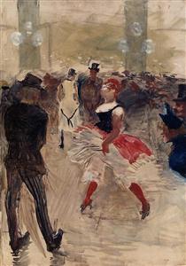 A l Elysee Montmartre - Henri de Toulouse-Lautrec
