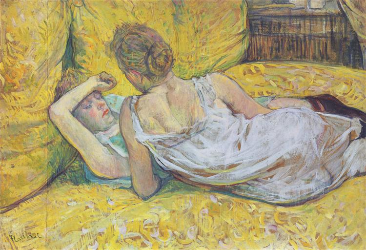 Abandonment (The pair), 1895 - Henri de Toulouse-Lautrec