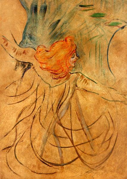 At the Music Hall Loie Fuller, 1892 - Henri de Toulouse-Lautrec