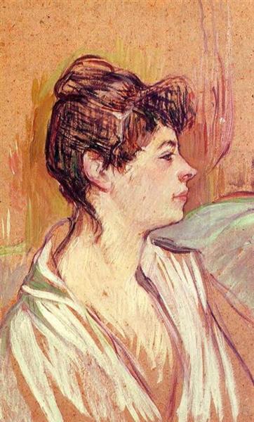 Portrait of Marcelle, 1893 - 1894 - Анрі де Тулуз-Лотрек