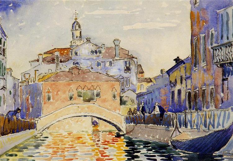 Venetian Canal, 1903 - Анрі Едмон Кросс