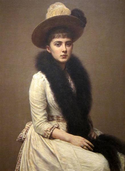 Portrait of Sonia, 1890 - Анри Фантен-Латур