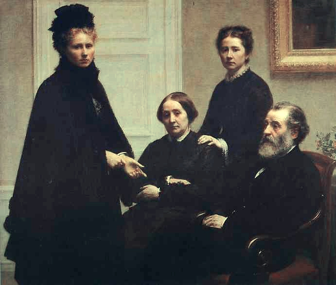The Dubourg Family, 1878 - Henri Fantin-Latour